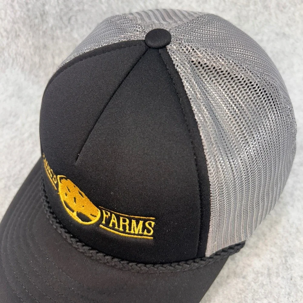 Sikes Farms Mens Black Richardson Trucker Hat Rope Cap 213 OSFM